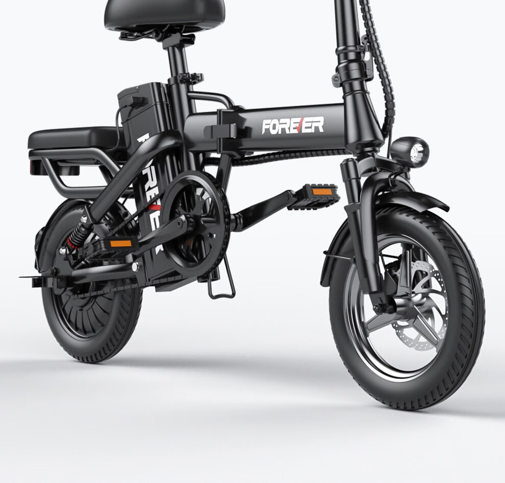 永久forever折叠电动车小型代驾电动自行车锂电池超轻电瓶车代步单车