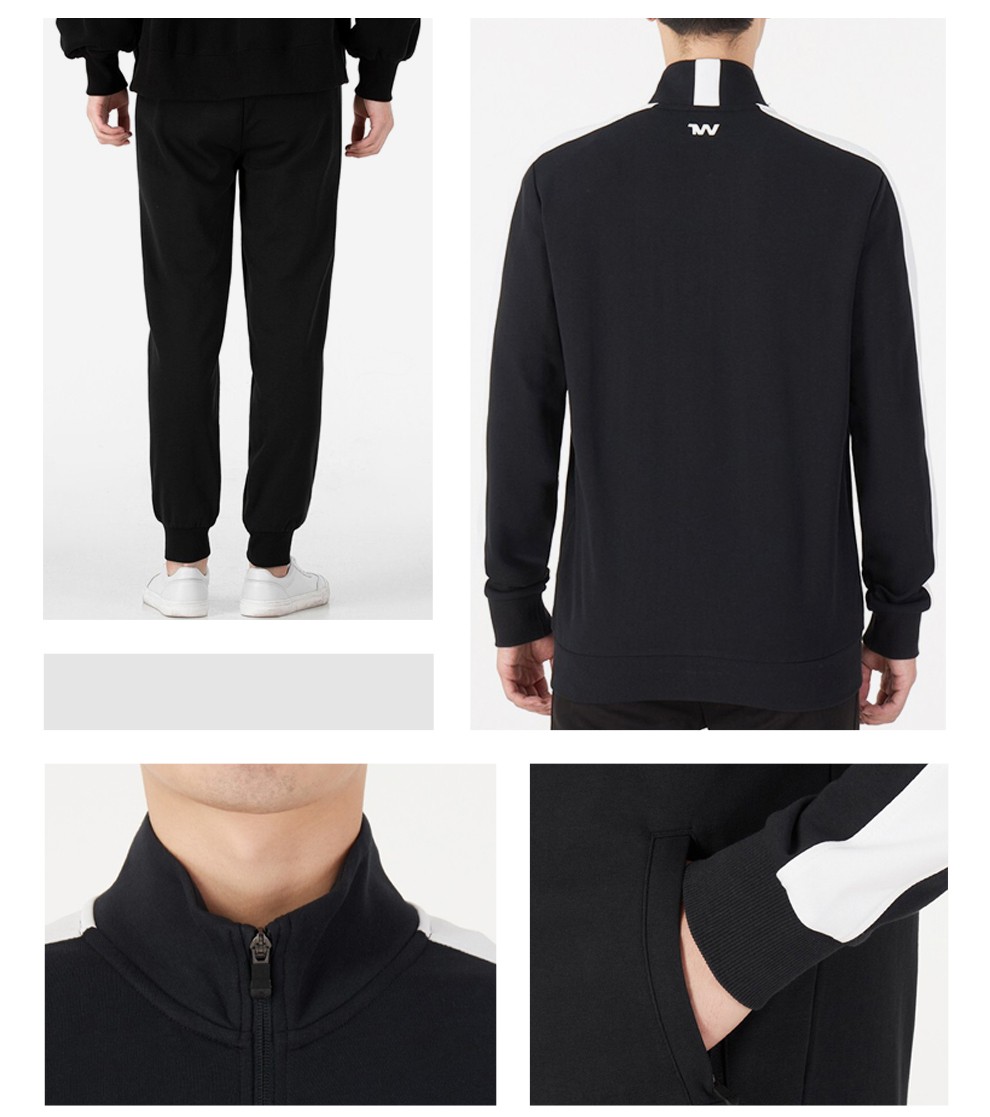 ua安德玛运动套装男2022春季防风休闲套装运动服男士夹克开衫长袖外套