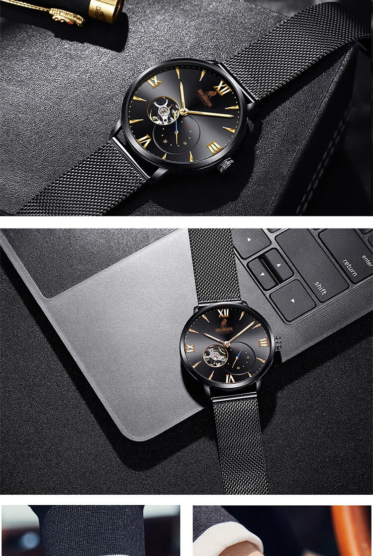 保罗贵族(baoluoguizu) 保罗贵族系列【典雅】男士高端腕表bl8995 间