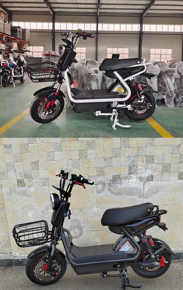 极酷s电动车碟刹60伏72伏学生爱玩高颜值酷车情侣车电摩电瓶车 黑色