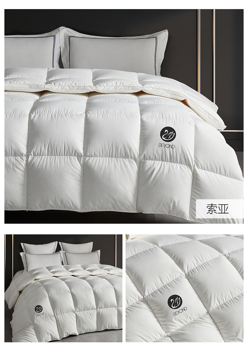 (beyond)博洋家纺120支全棉进口95白鹅绒羽绒被芯加厚保暖冬季被子