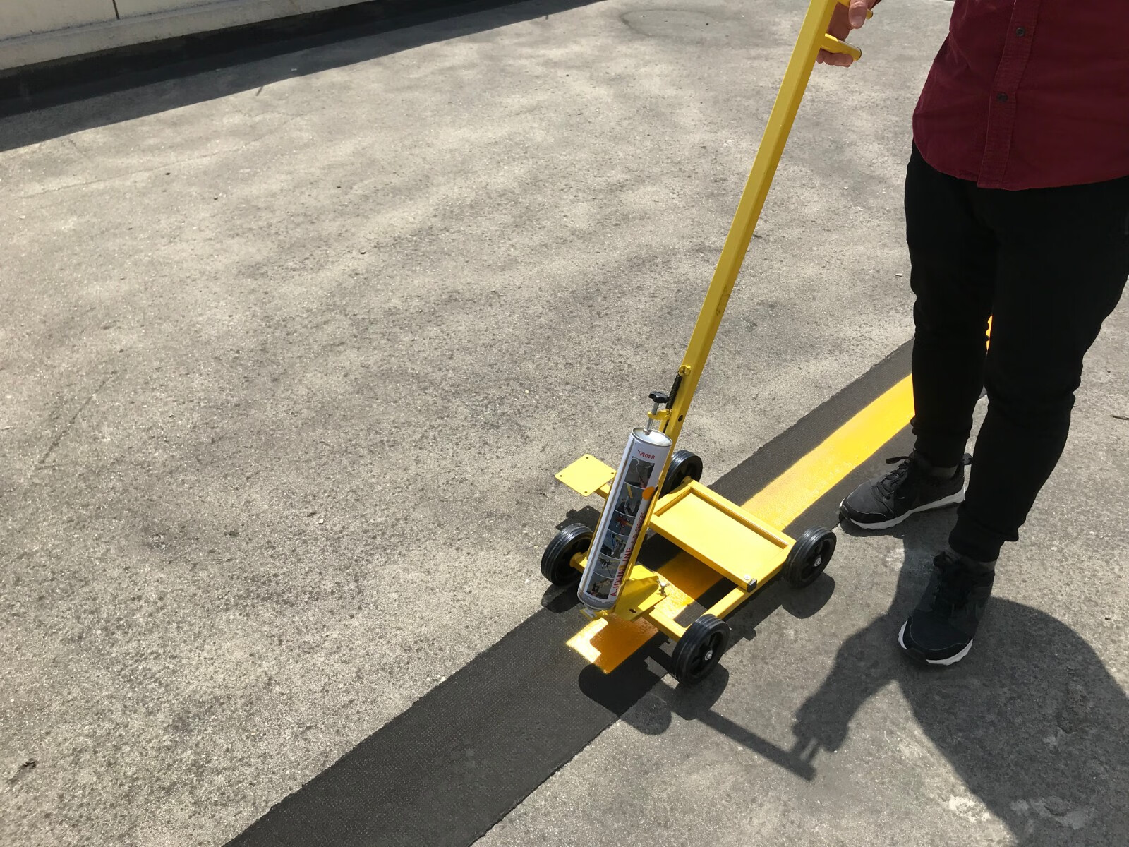 油漆划线车道路画线车划线机工厂车间仓库画线器停车位划线器m1型m1型