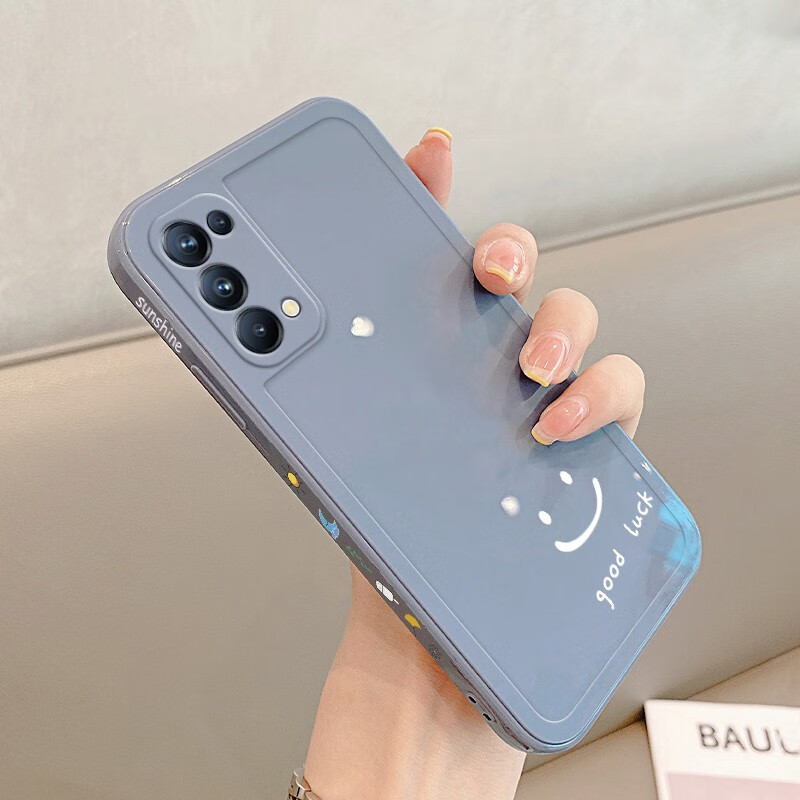 waidm opporeno5手机壳新潮流款5pro网红全包5k硅胶女耐脏6pro简约软