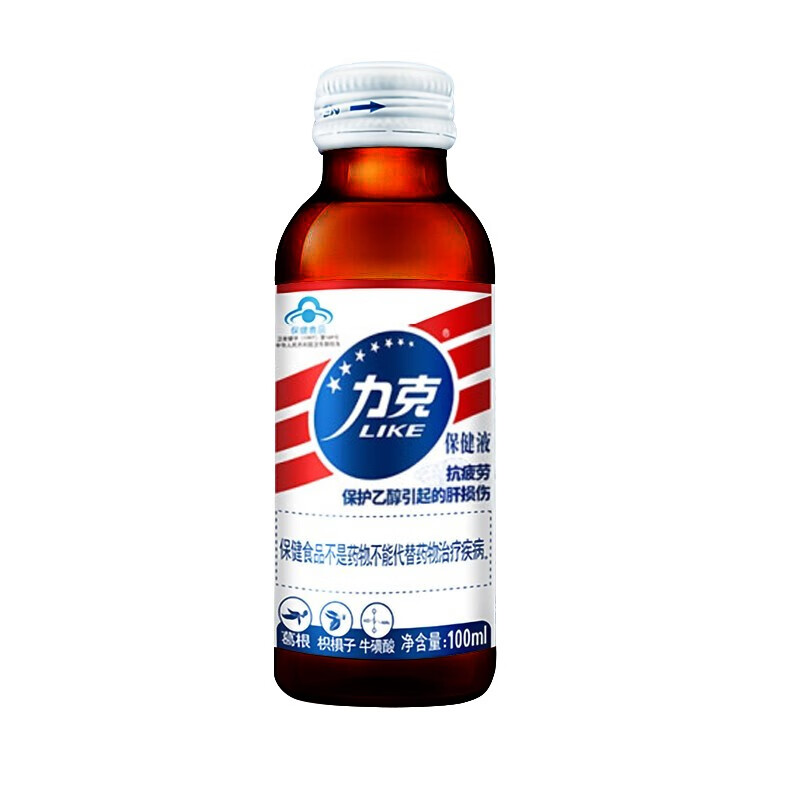 力克保健液100ml抗疲劳保护乙醇引起的肝损伤降低血液酒精浓度改善