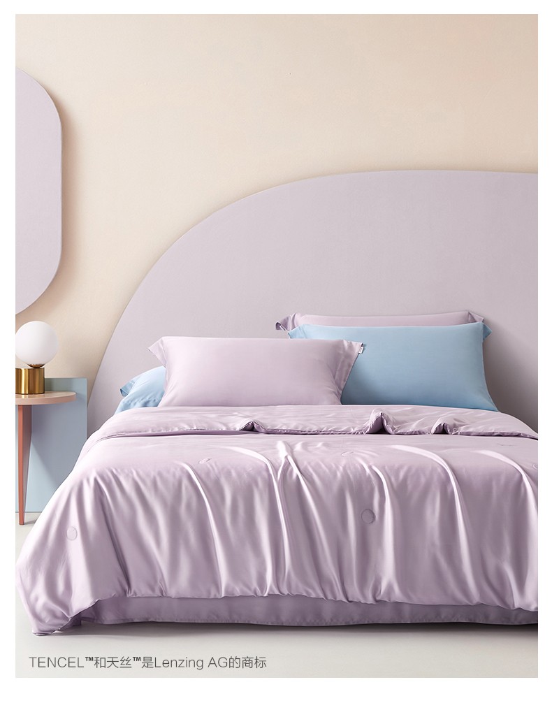 博洋家纺 天丝夏被空调被夏季薄款夏凉被夏天双人被子 100支天丝夏凉