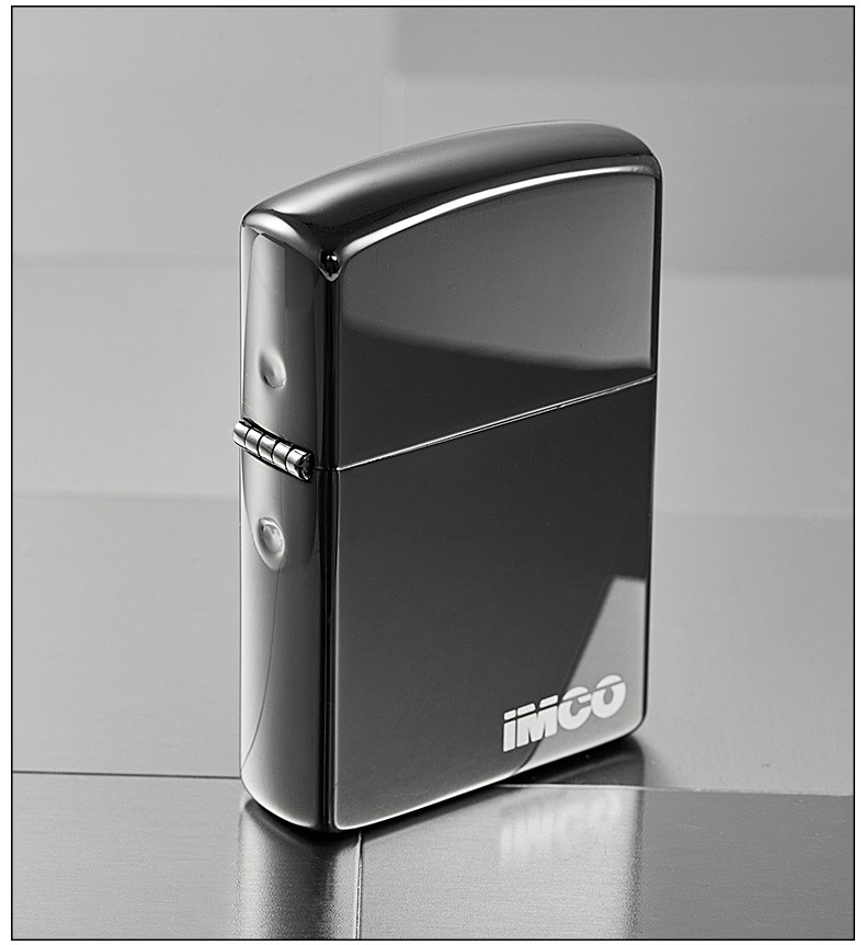 imco爱酷煤油打火机9100黑冰经典雕刻防风打火机七夕情人节礼物送男友