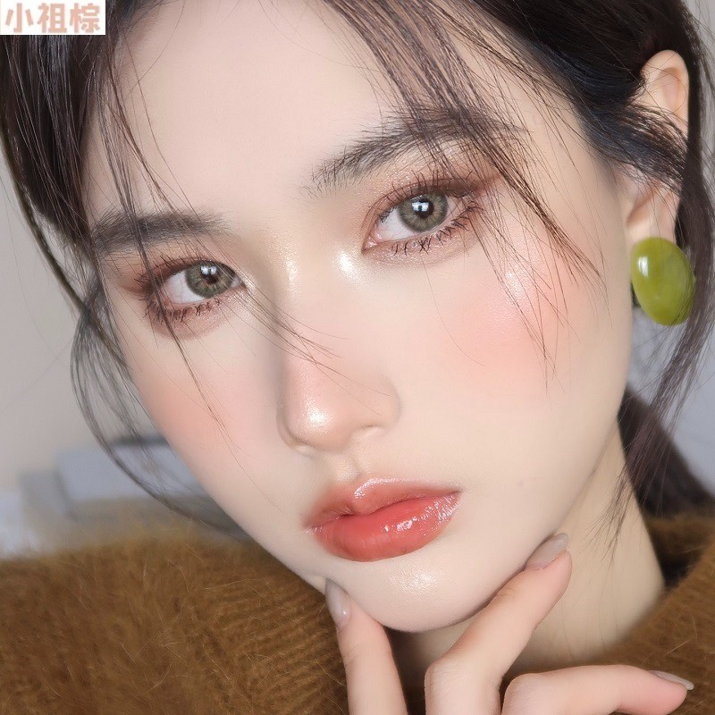 cococon混血百利甜美瞳罗兰紫小祖棕冷山灰男女近视隐形眼镜年抛tu 小