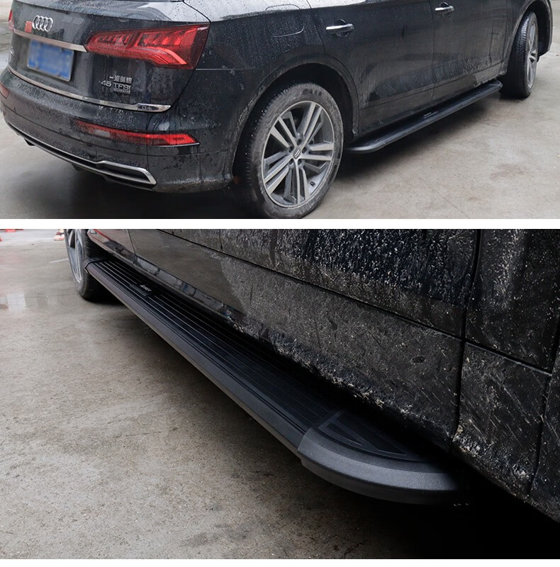 2022款奥迪q5l脚踏板奥迪q7/q3/q5l侧踏板改装铝合金踏板专用门槛装饰