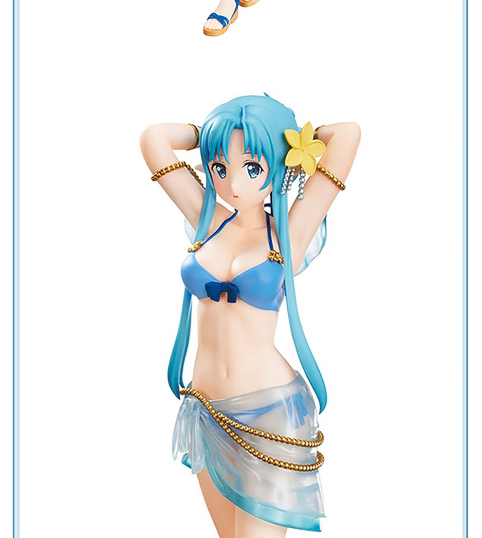 万代景品手办 组立 刀剑神域 动漫周边收藏模型手办 水精灵 泳装