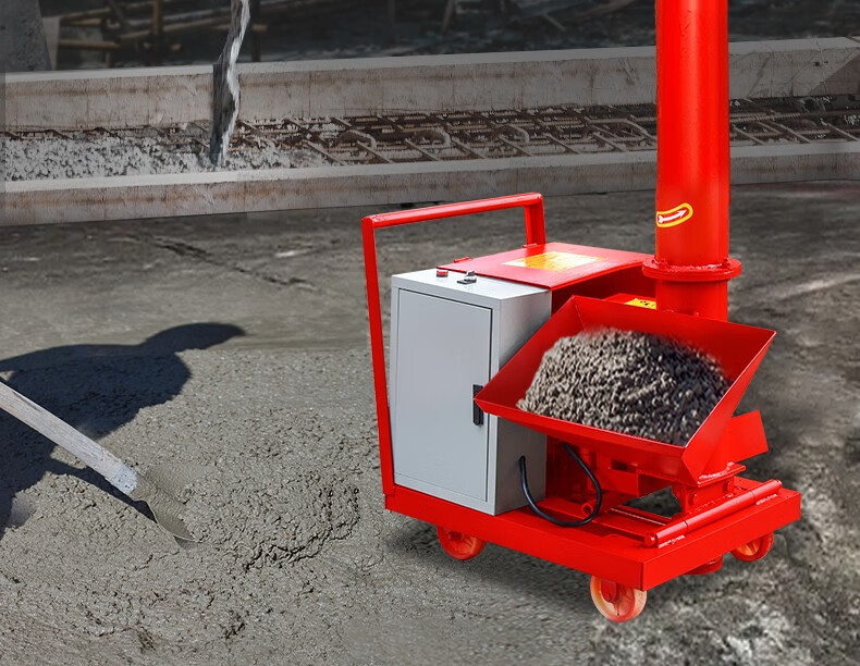 二次构造柱泵上料机混凝土输送泵小型二次结构浇筑泵螺旋式构造柱