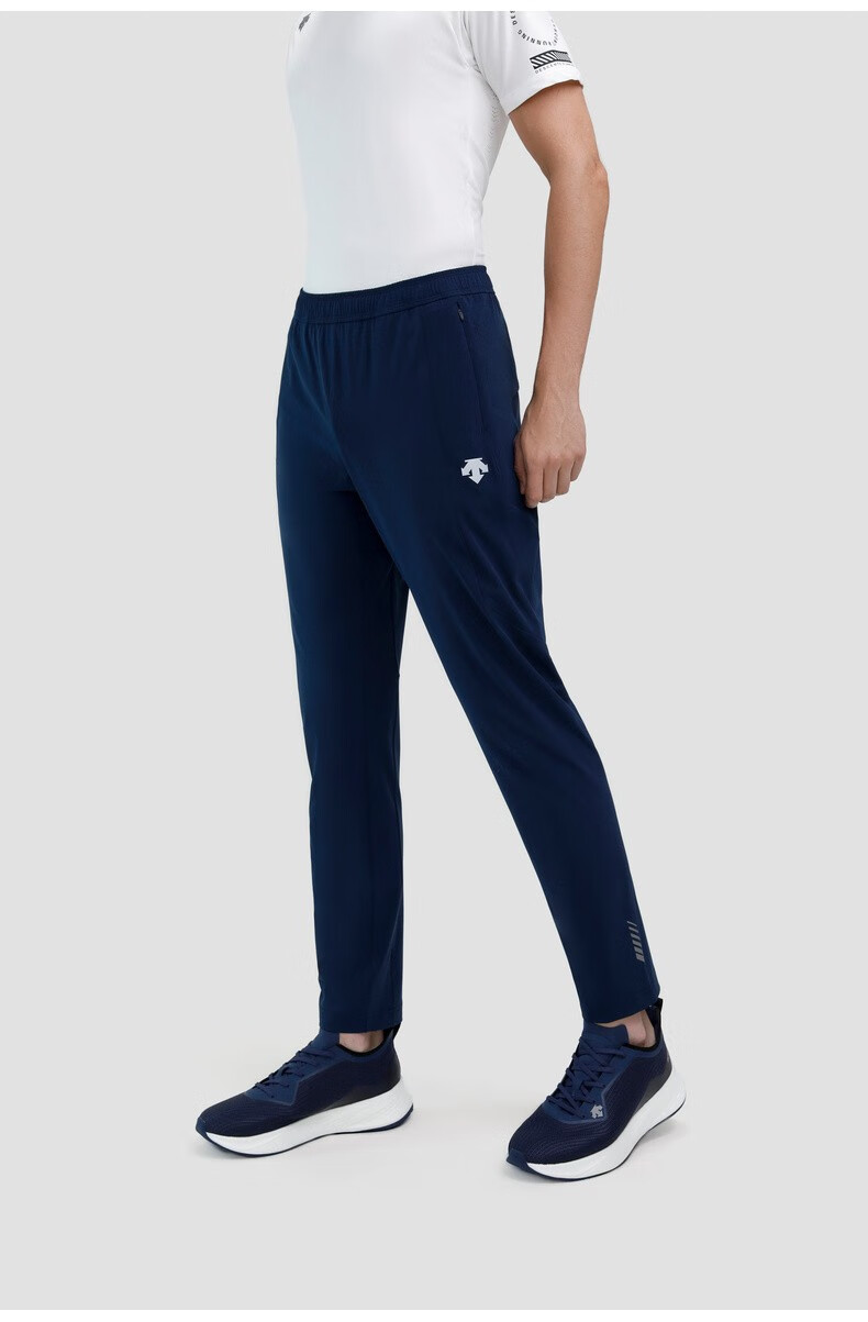 descente迪桑特running系列男子梭织运动长裤d2331rpt41黑色bk3xl