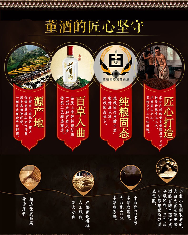 稀缺酒2021年2022年贵州董酒红色经典54度500ml董香型纯粮酿造