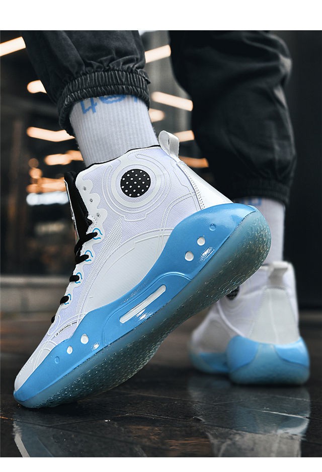 驭帅14夜光版篮球鞋音速9闪击8男高帮迈阿密之夜防滑耐磨女运动鞋 白