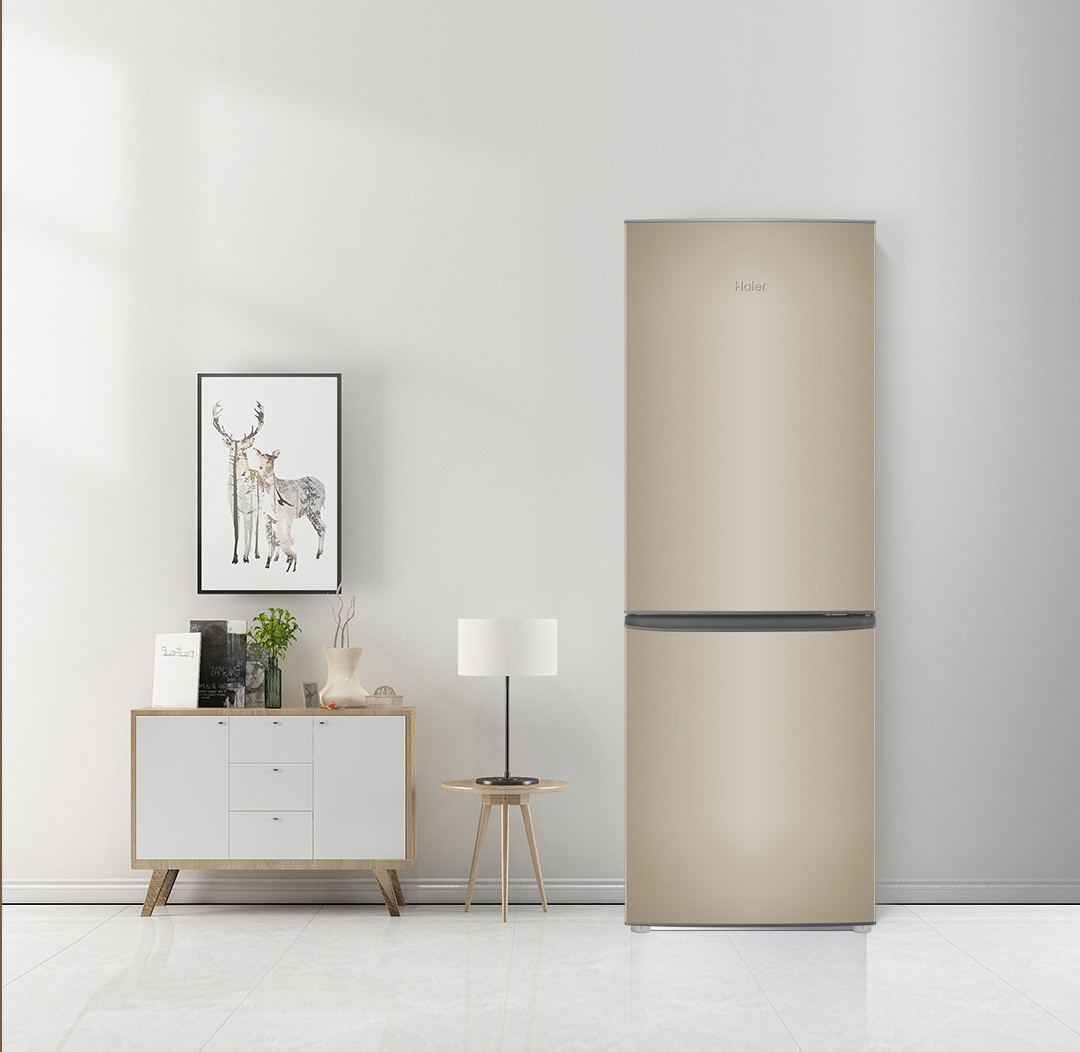 haier/海尔冰箱小型迷你双开门178升两门家用电冰箱 宿舍双门bcd-178