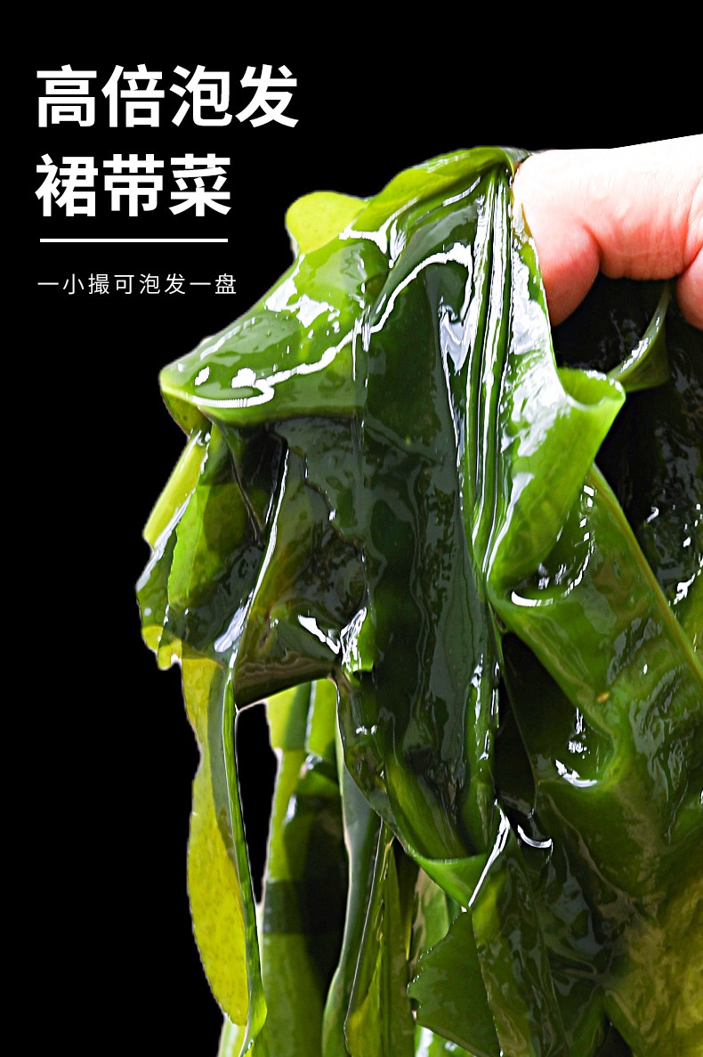 朴小样韩式裙带菜干货免洗无沙高倍泡发海裙菜干海带儿童海带汤干