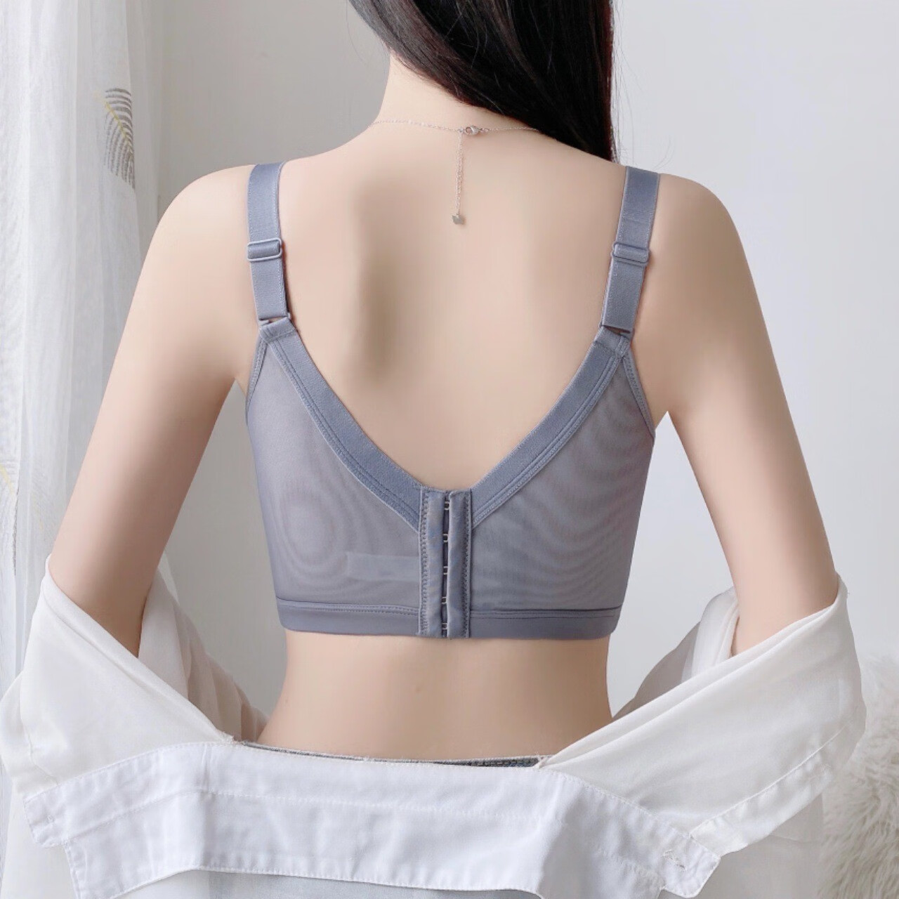 韩尼姿品牌调整型内衣女新款薄款收副乳上托胸型聚拢文胸女 橙色 80b