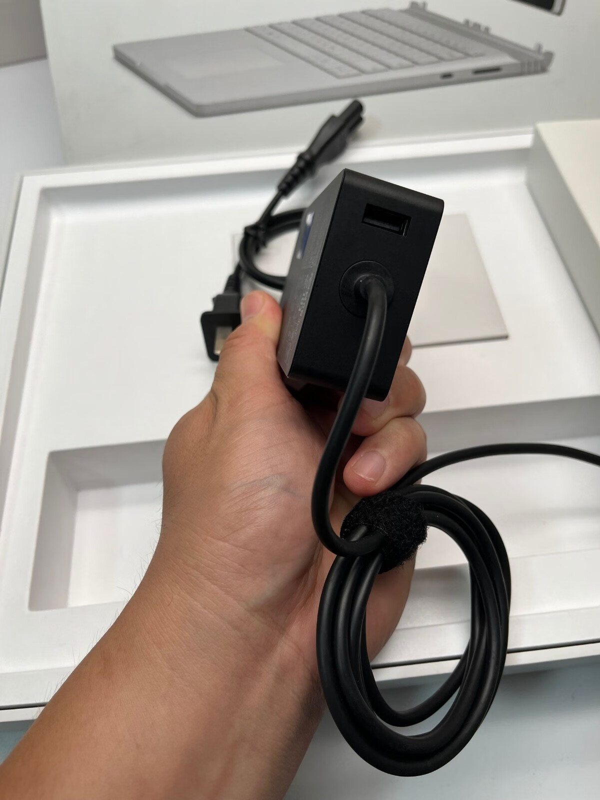 微软笔记本电脑充电器surface book3 15寸专用电源适配器127w快充