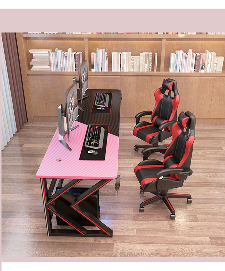 马塞洛masailuo电竞桌情侣双人游戏组合套装台式电脑桌网吧网红直播长