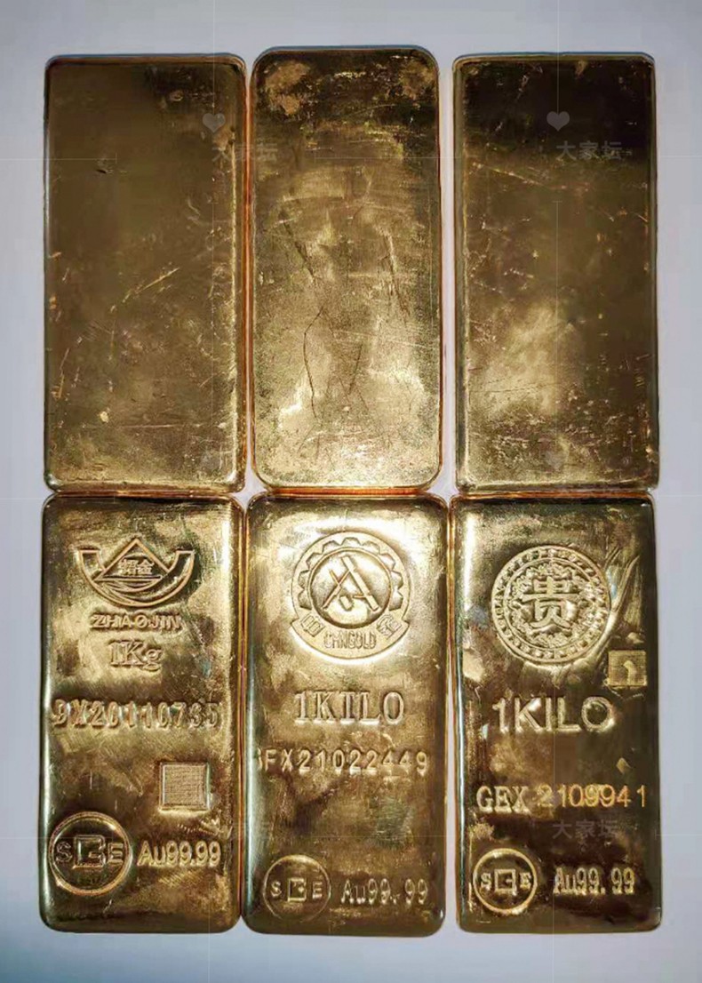 福喜顺投资金系列足金9999黄金板料金锭投资金条碎金足金金粒3658克