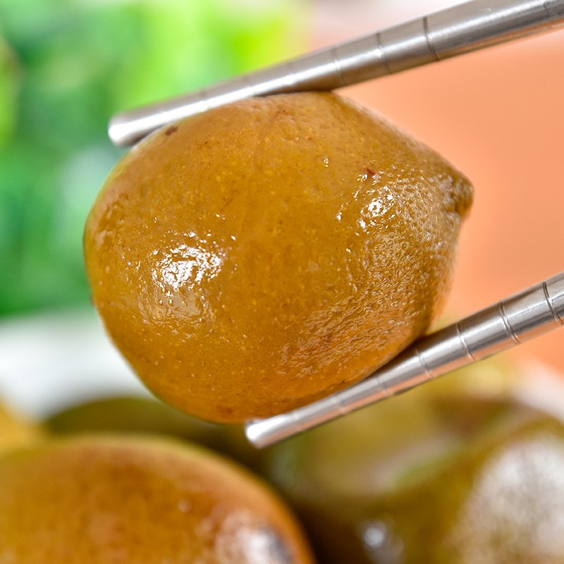 广西腌酸柠檬(配料只有盐水柠檬)(无防腐剂添加)(玻璃瓶装)腌泡柠檬咸