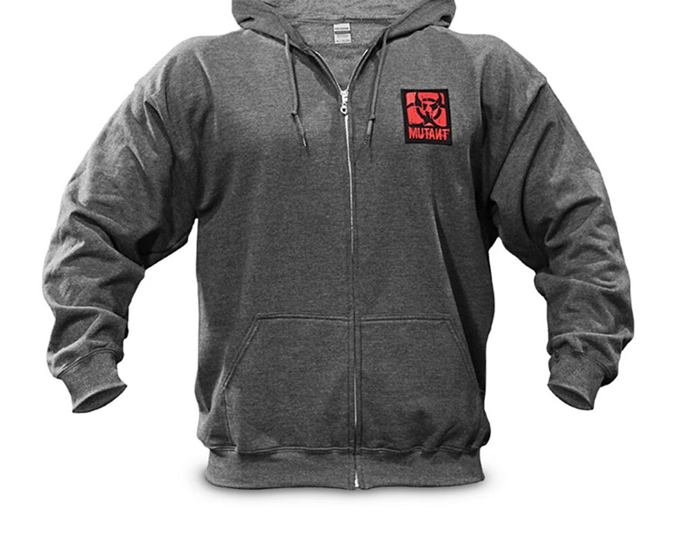 机械熊(mecbear) 肌肉健身运动休闲开衫卫衣 男士潮牌跑步训练弹力