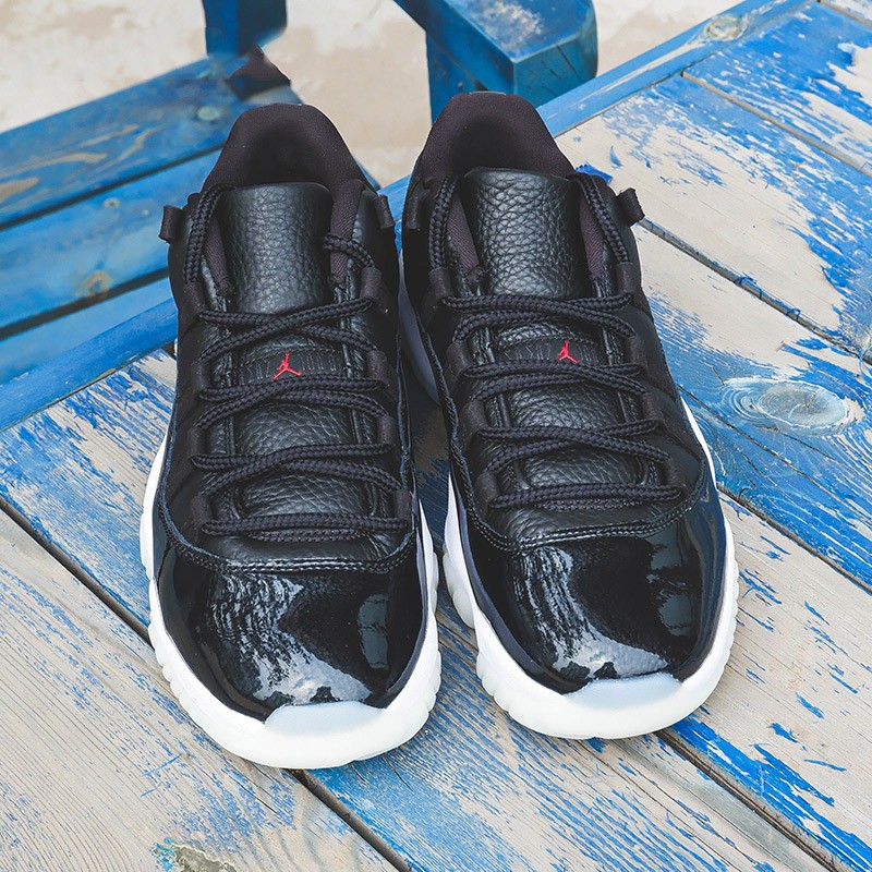 nike耐克 air jordan 11 low aj11黑色大魔王复古篮球鞋av2187-001 av