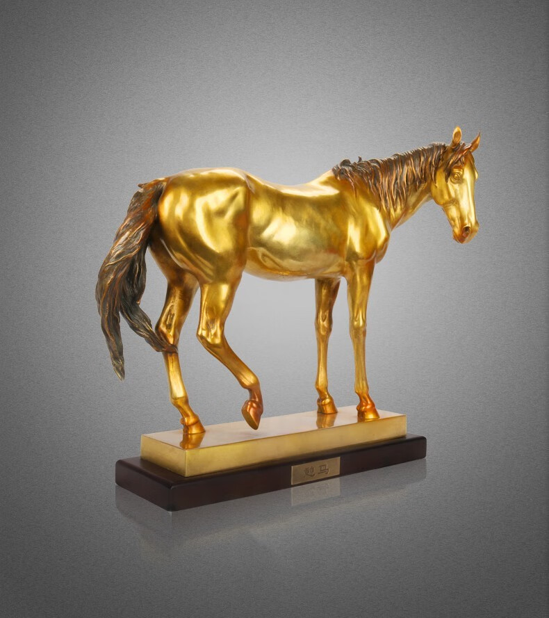 虹丰高档铜马客厅摆件全铜工艺品公司开业乔迁礼品老板办公桌创意装饰