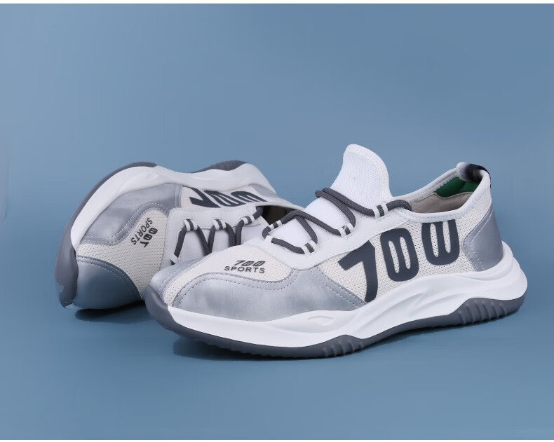 双凤2022春夏软底休闲薄款男鞋运动跑步鞋男71a2077米色38码