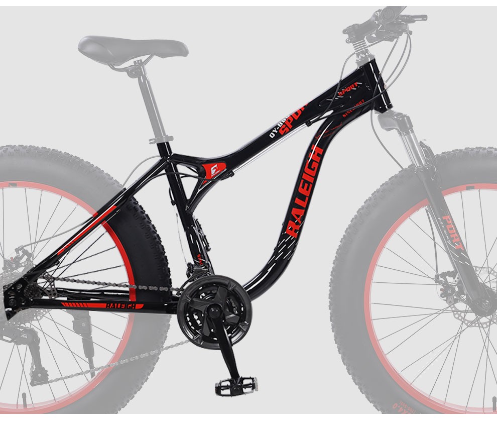 英国兰令raleigh雪地山地自行车沙滩车变速碟刹男士成年