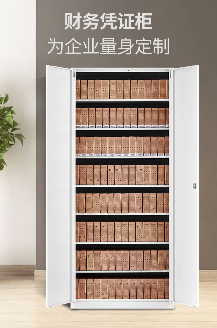 睿德珑财务凭证柜会计资料柜档案柜办公室柜文件柜带锁铁皮柜材料存放