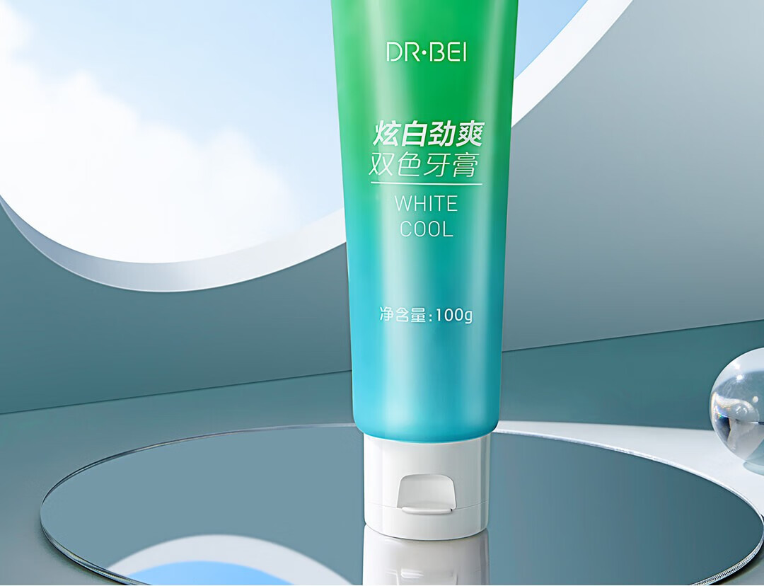 贝医生炫白劲爽牙膏桂花葡萄味