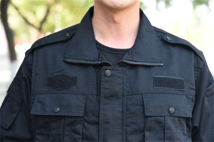 戌卫99网格执勤服作训执勤服警黑战训服保安作训服男耐磨长袖物业工作
