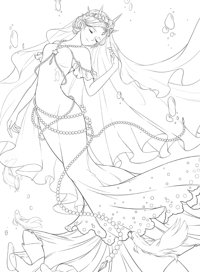 花嫁 梦幻婚纱手绘涂色集