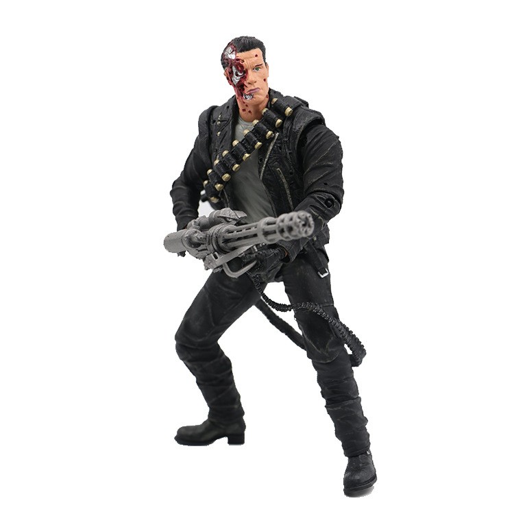 终结者手办未来战士黑暗命运阿诺施瓦辛格t800t1000骨架模型necat800