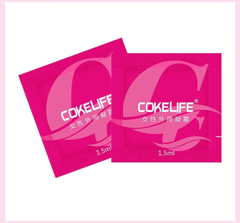 cokelife女性外用凝露片装油润滑3ml刺激高潮液小包5袋装