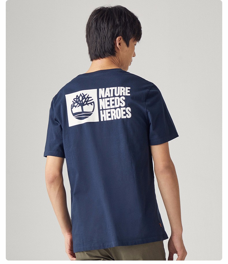 timberland添柏岚男装21春夏新款户外休闲圆领印花短袖t恤a2ffda2ffd