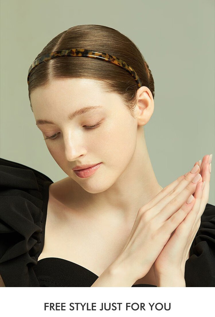 She's Fashionable Versatile Hair Band, Vintage Tortoiseshell Color Headband, Birthday Gift for Girlfriend 3