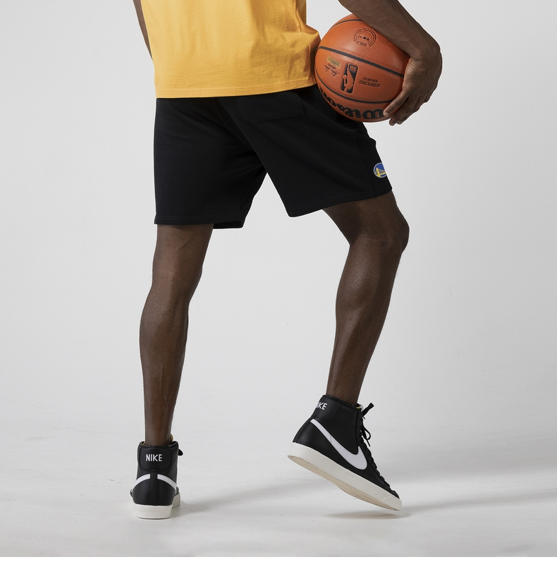nba勇士队库里短裤跳跃系列篮球运动潮流休闲百搭时尚舒适针织短裤