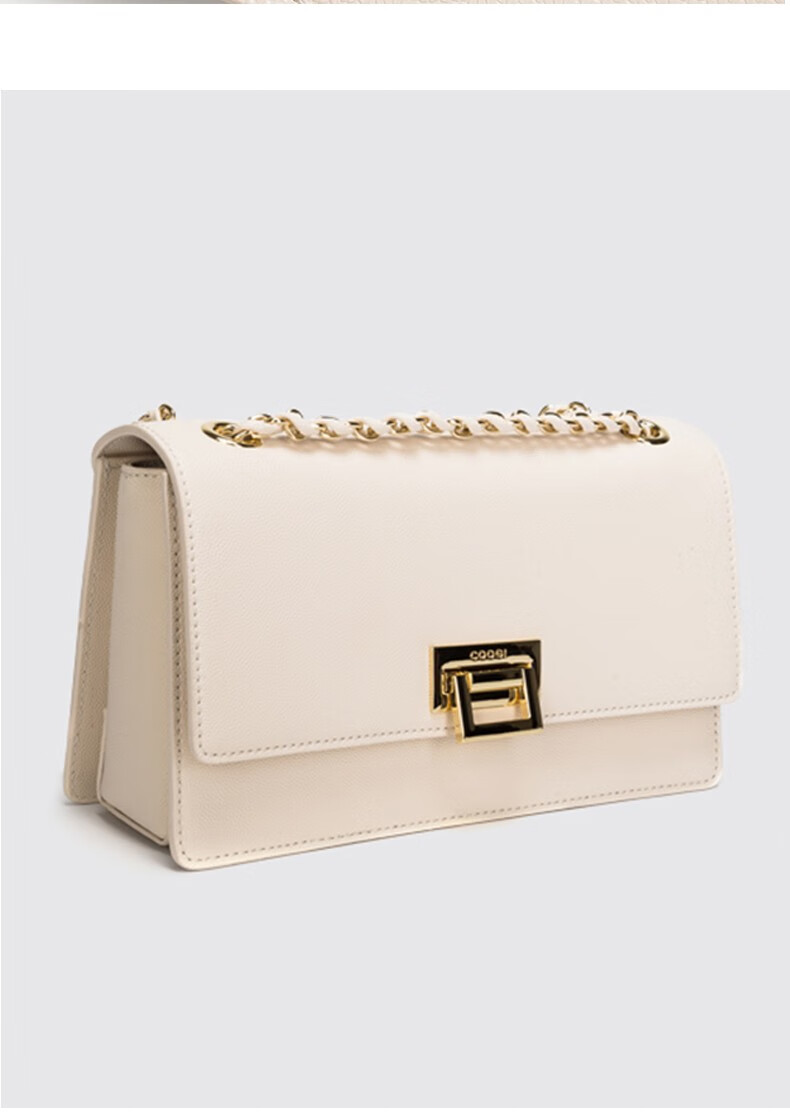 coogi奢侈品牌包包女包单肩包女时尚女士斜挎手提链条小方包生日平安