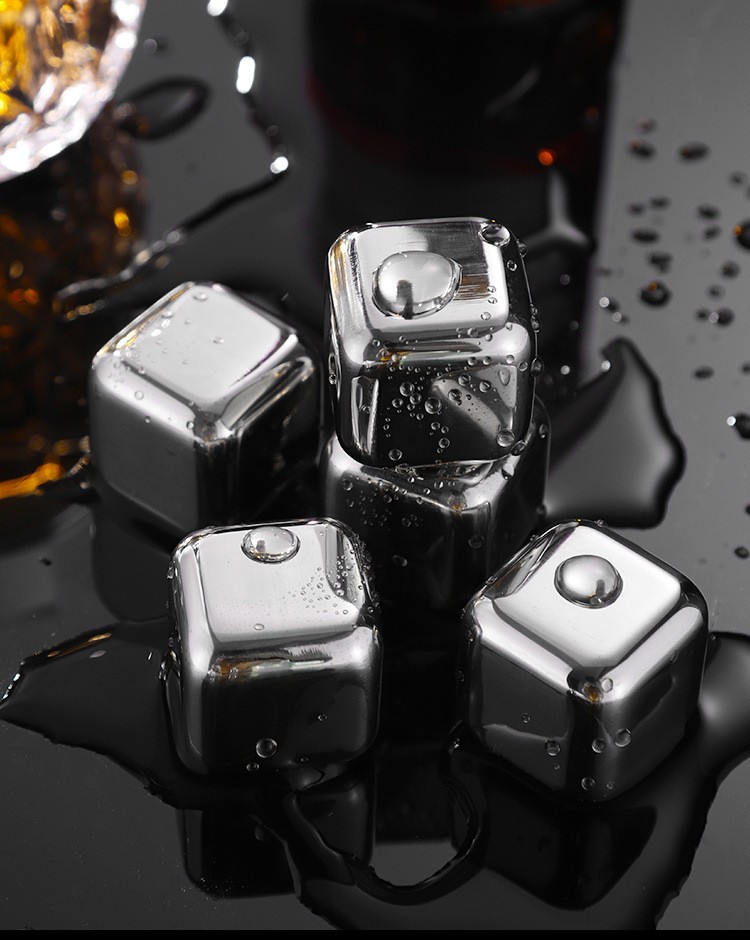 京典光年不锈钢冰块食品级304速冻冰酒石家用宿舍冰镇可乐金属冰块