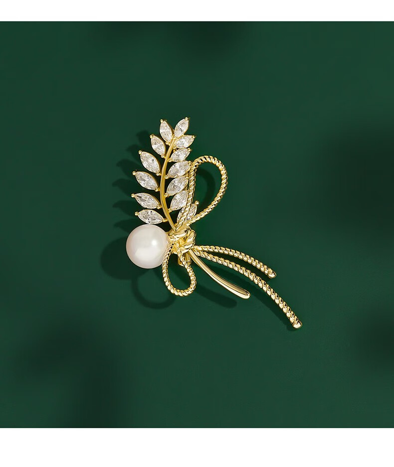 别针2022年新款潮设计感小众胸花高端配饰 麦穗胸针【图片 价格 品牌