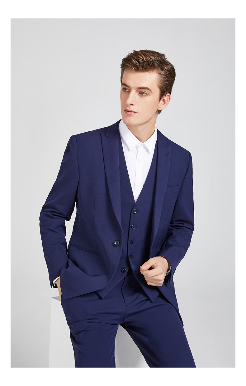 斯得雅stava西服新郎结婚礼服可分拍正式西装时尚套西88312642a西服