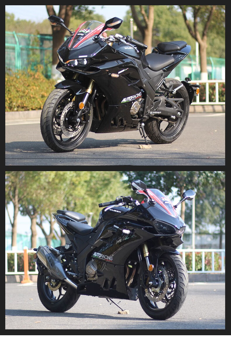 全新蛟龙款摩托车大跑车 国四电喷五本400cc双缸水冷发动机可上牌成人