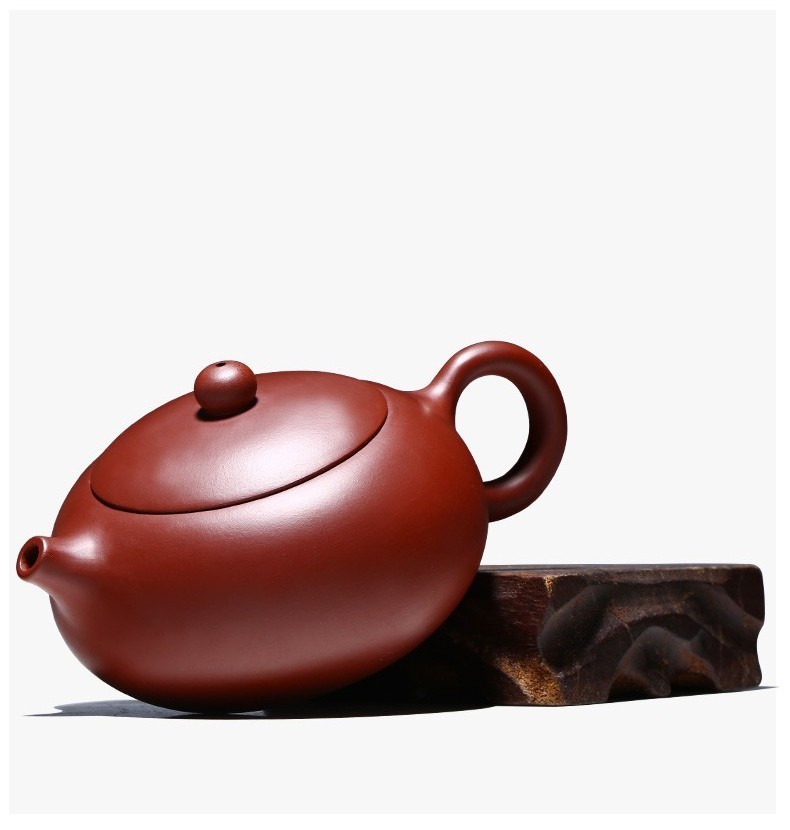 古往今来 宜兴纯全紫砂壶手工泡茶壶功夫茶具 陆彩琴大红袍 扁西施