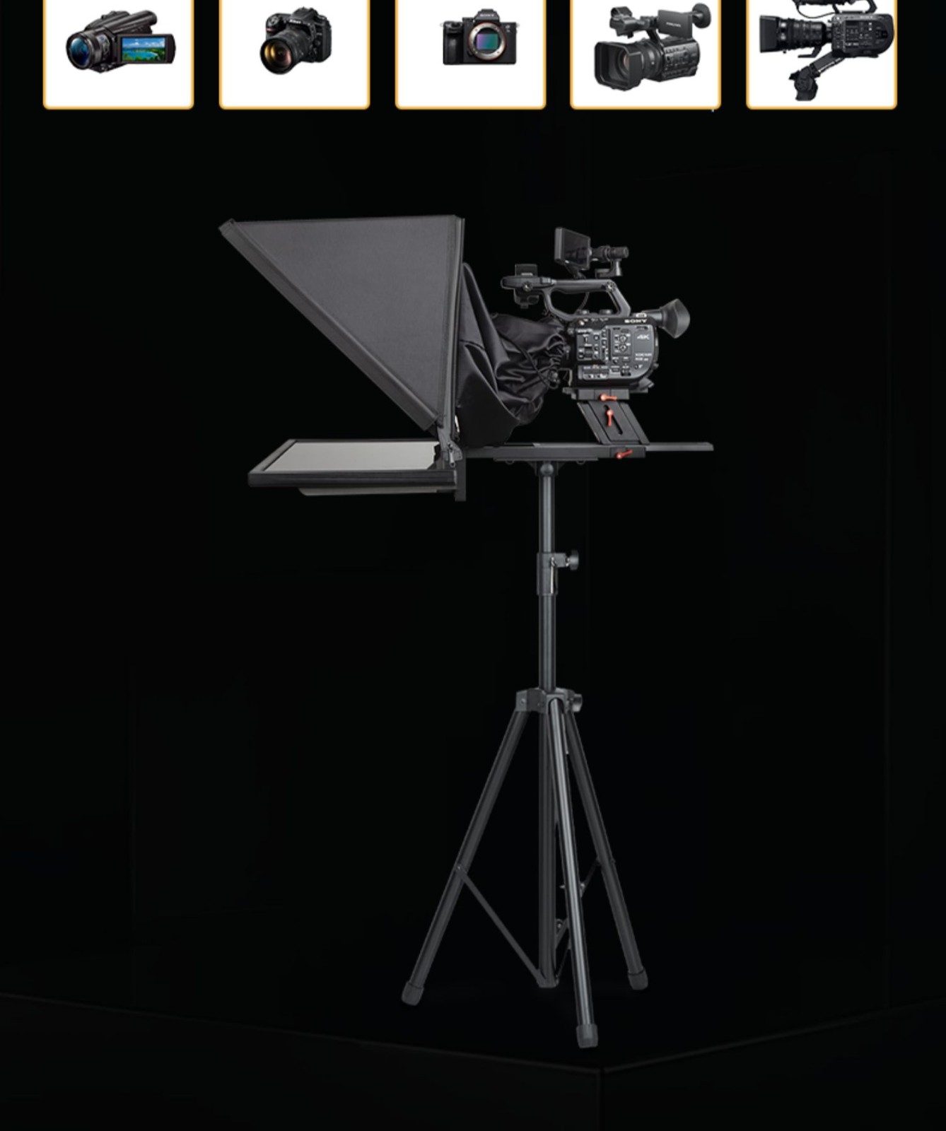 bestview百视悦t22专业超清直播采访访谈22吋便携大提词器题词器