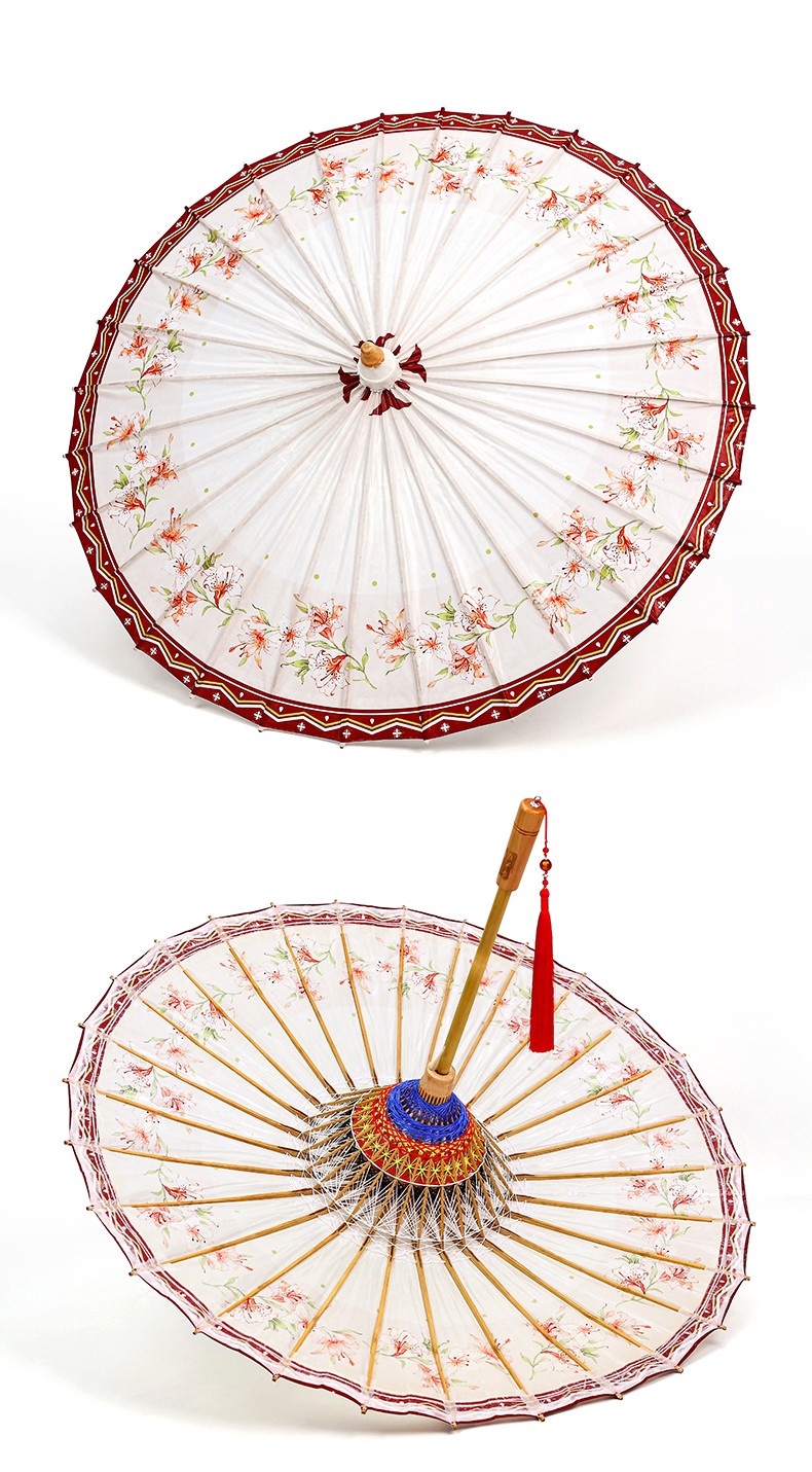 毕六福油纸伞防雨防晒实用型老式传统纯手工舞台拍照道具送礼送长辈