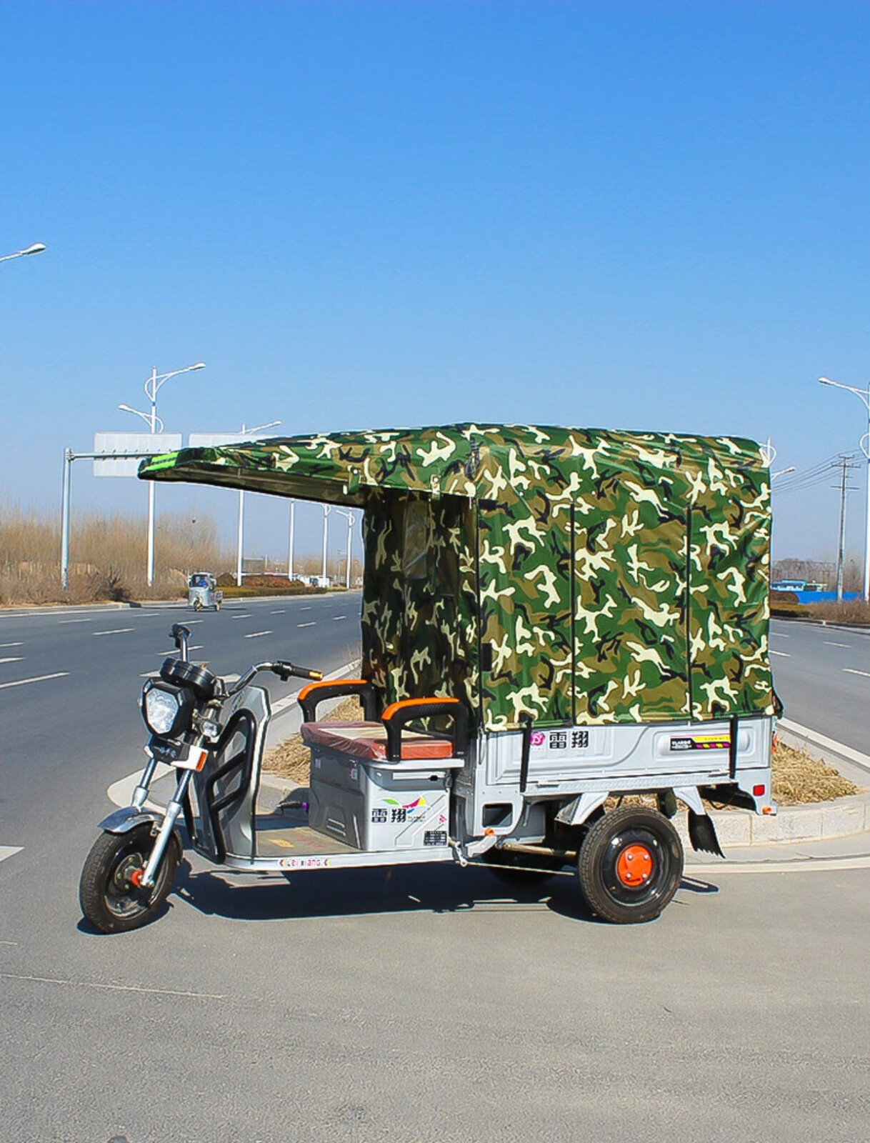 优顿电动三轮车车棚遮阳棚快递车摩托150100全封三轮车雨棚车篷半包