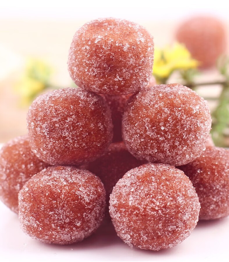 金晔山楂球500g休闲零食儿童零食原味雪丽球山楂制品小袋分装方便携带