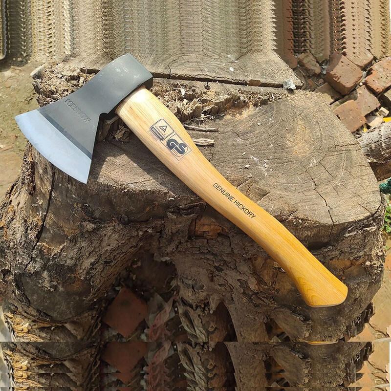 猎人户外斧野营伐木劈柴多功能斧头防身工具斧头车载救生斧军迷户外