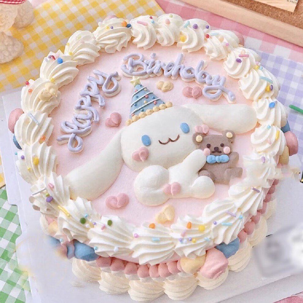 南茶郎玉桂狗蛋糕网红复古可爱生日蛋糕创意定制送女友闺蜜儿童男女